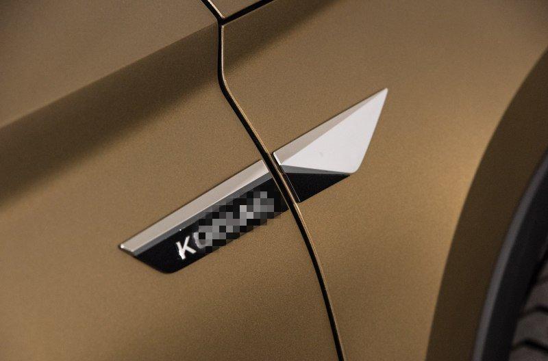 skoda kodiaq emblem logo aufkleber seite kotflugel