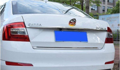 skoda octavia a7 chrom kofferraum gepackraum abdeckung hinten leiste