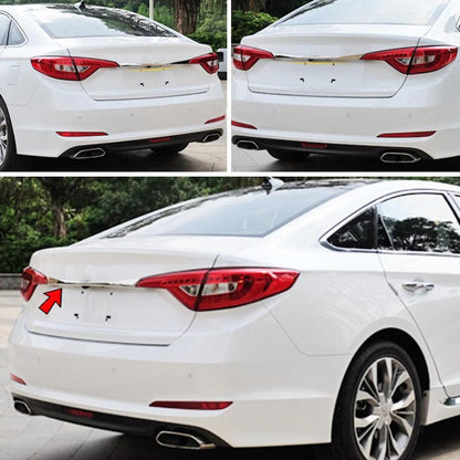 hyundai sonata 7 lf chrom kofferraum gepackraum abdeckung hinten leiste