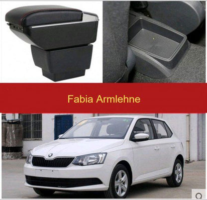 skoda fabia 3 b8 mittelkonsole armlehne aufbewahrungs box kiste lagerung ablagekasten