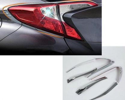 toyota c hr chrom abdeckung hinteres licht ruckleuchte hecklicht