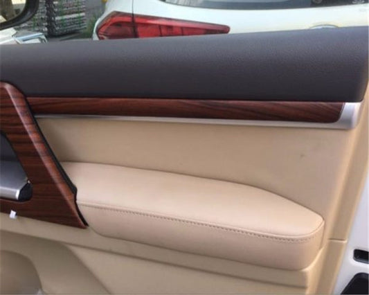 toyota land cruiser j200 chrom holz imitation tur innen leiste abdeckung