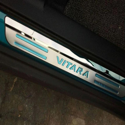 suzuki vitara 4 ly edelstahl einstiegs leisten tuer schweller auflage abdeckung