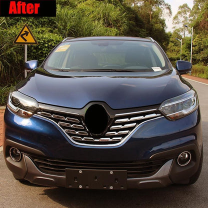 renault kadjar chrom kuehlergrill gitter niere streifen abdeckung