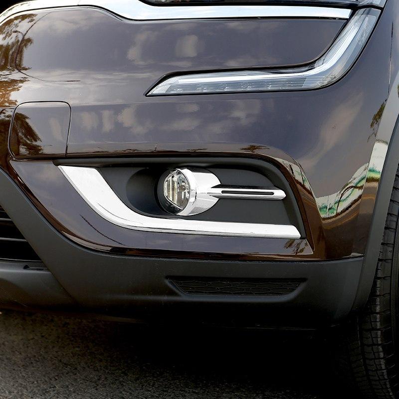 renault koleos hc chrom nebelscheinwerfer licht abdeckung rahmen vorne