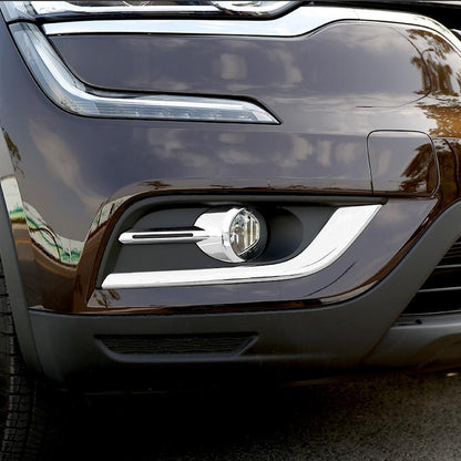 renault koleos hc chrom nebelscheinwerfer licht abdeckung rahmen vorne