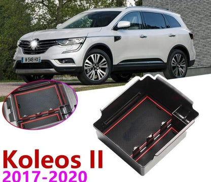 renault koleos hc ablagekasten mittelkonsole armlehne getraenke becher halter