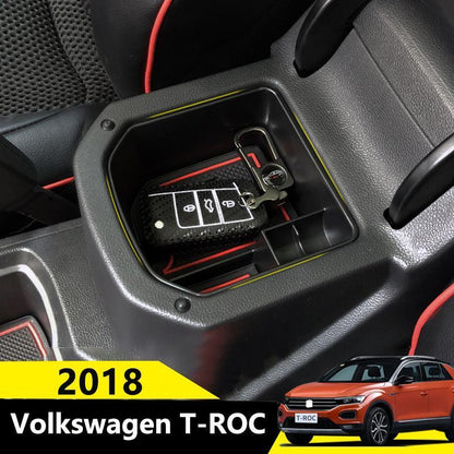 vw t roc mqb ablagekasten mittelkonsole armlehne halter