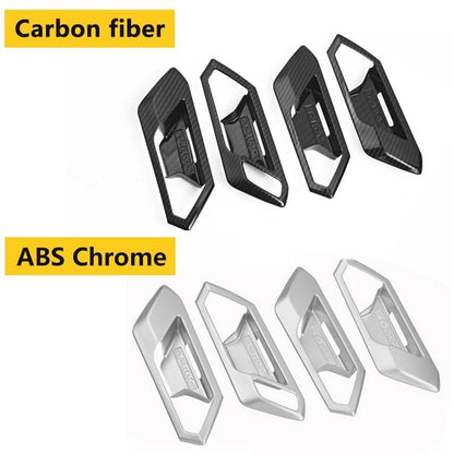 vw t roc mqb chrom carbon tuergriff innen blende rahmen abdeckung