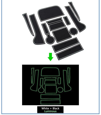 vw tiguan pq35 antirutschmatte gummimatten rutschfeste matten