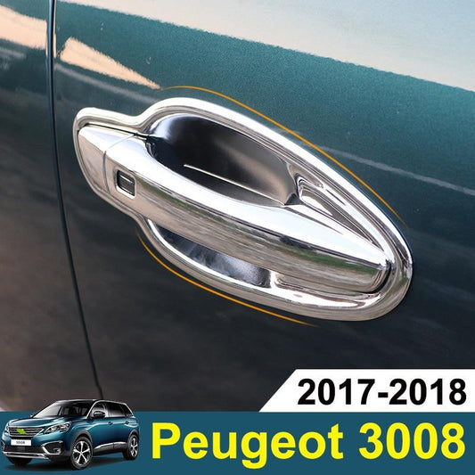 peugeot 3008 ii chrom aussen tuergriff schalen mulden tuer kappen abdeckung