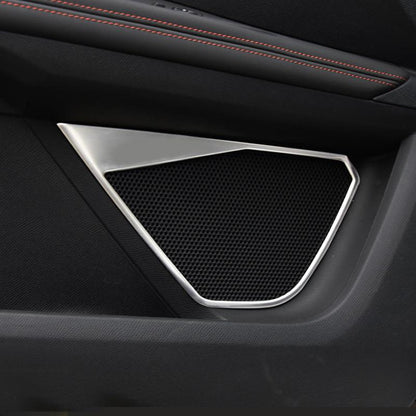 peugeot 3008 ii 5008 ii edelstahl tuer lautsprecher rahmen abdeckung blende
