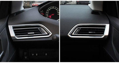 peugeot 308 ii t9 chrom armaturenbrett luftduesen lueftung abdeckung rahmen
