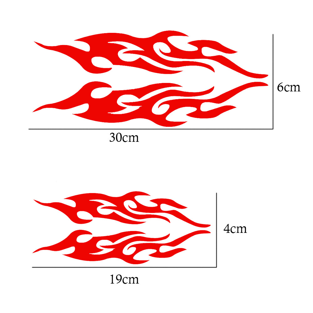 flamme feuer vinyl aufkleber