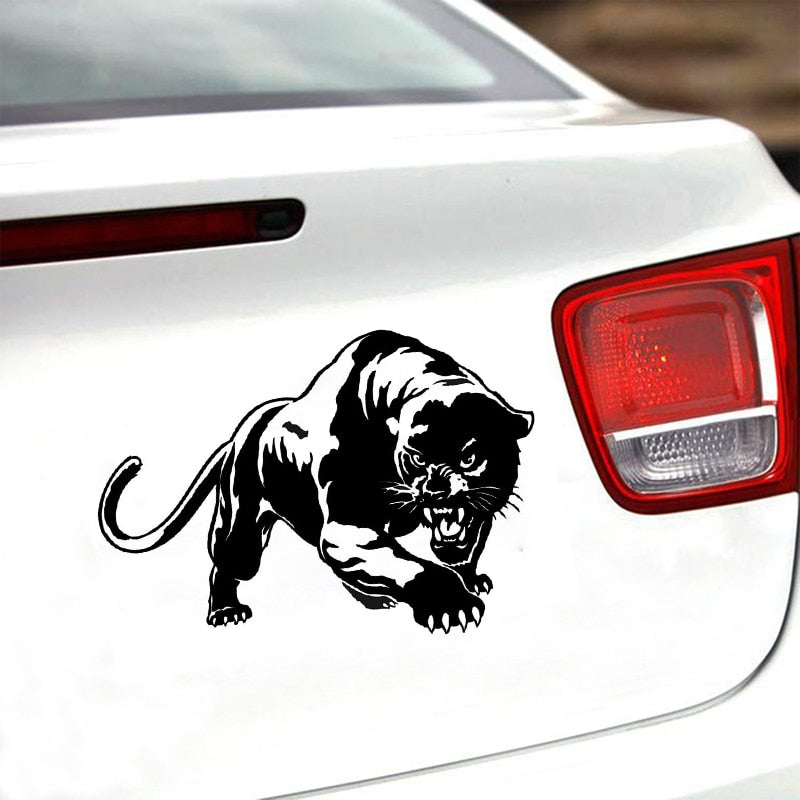 wilder jagd panther vinyl aufkleber