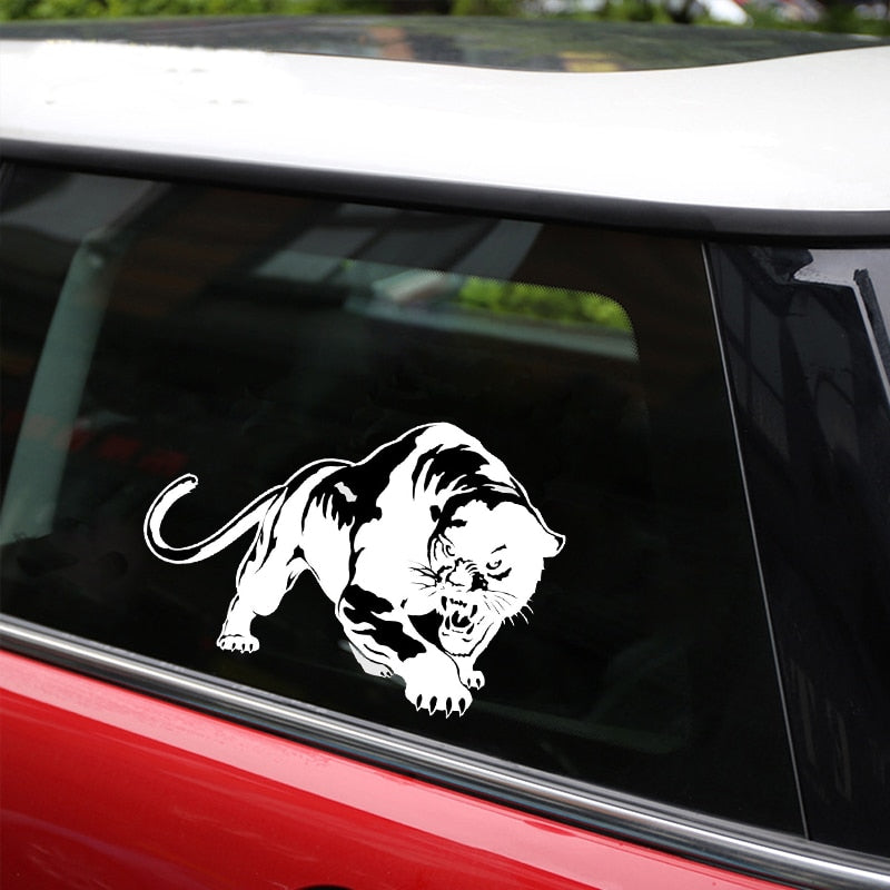 wilder jagd panther vinyl aufkleber
