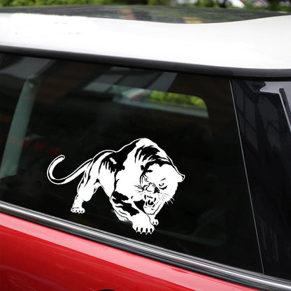 wilder jagd panther vinyl aufkleber