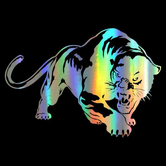 wilder jagd panther vinyl aufkleber