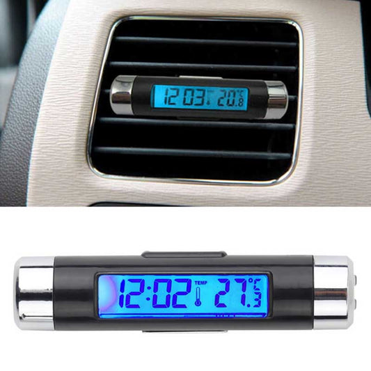 auto luftauslass ausblasoeffnung aufsteckbare digitale uhr thermometer