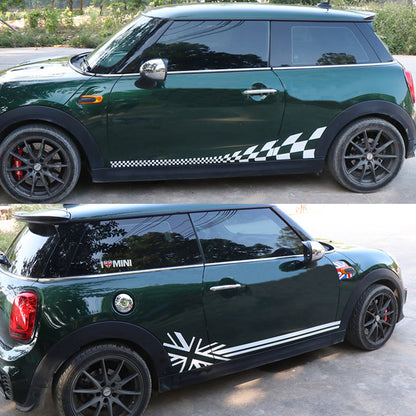 mini hatch cooper seitentuer aussendekoration aufkleber