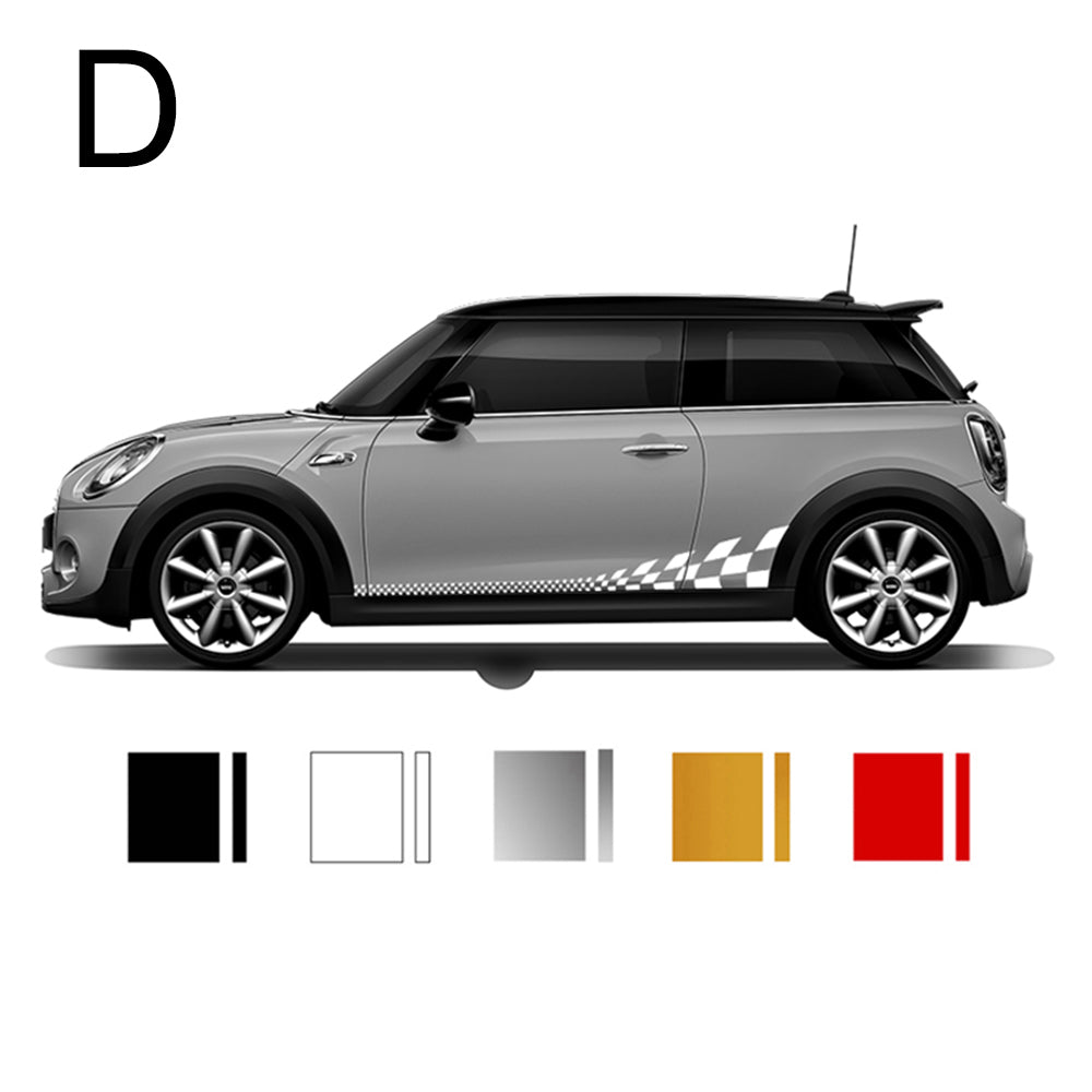 mini hatch cooper seitentuer aussendekoration aufkleber