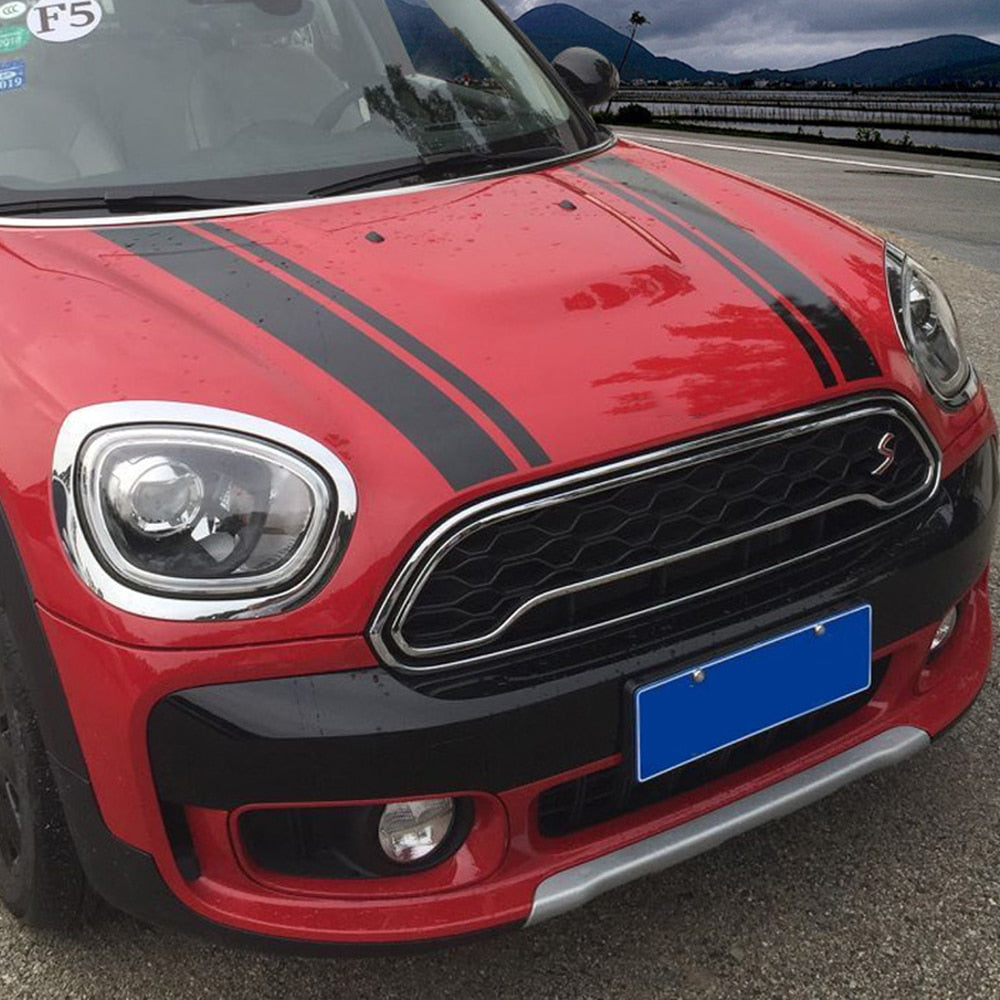 mini hatch cooper motorhaube fronthaube dekoration aufkleber