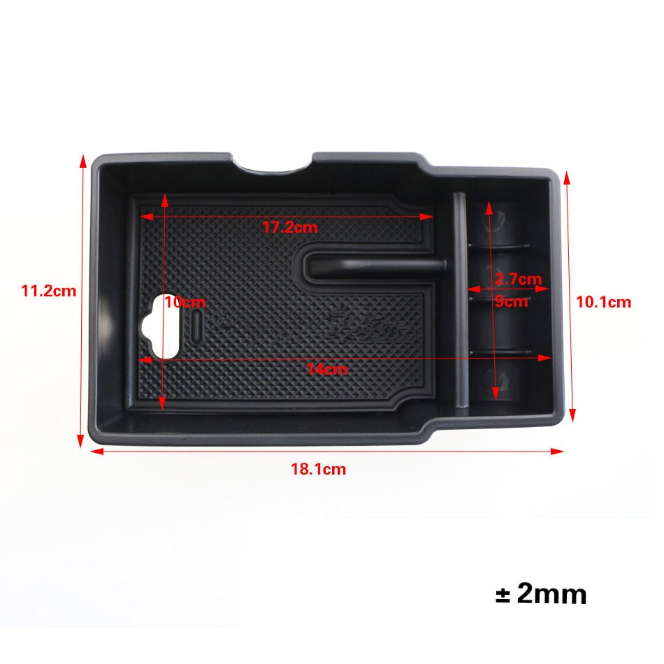 fiat 500x ablagekasten mittelkonsole armlehne aufbewahrungsbox