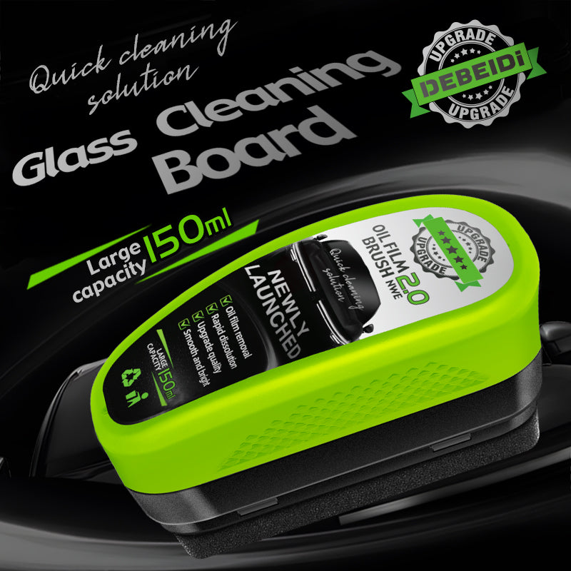 【Xcar】【First order discount】Car Glass Oil Film Brush Remover Automotive Glass Sponge Cleaning Brush
