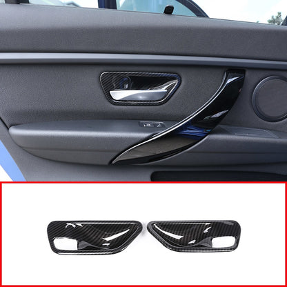 bmw 4 f32 f33 chrom carbon tuergriff schalen tuer innen abdeckung rahmen