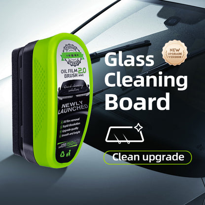 【Xcar】【First order discount】Car Glass Oil Film Brush Remover Automotive Glass Sponge Cleaning Brush