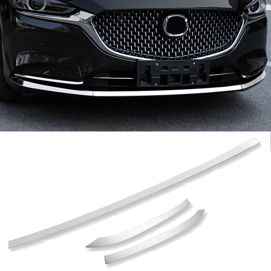 mazda 6 gj gl chrom stossfaenger zierleiste stossstange grill schutz vorne abdeckung leiste