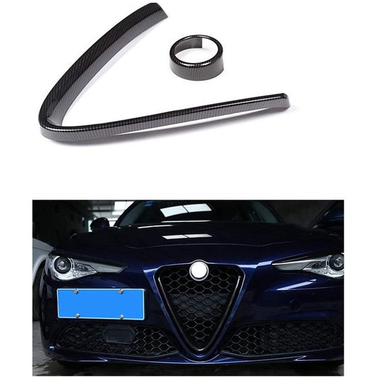 alfa romeo giulia kuehlergrill logo vorne abdeckung