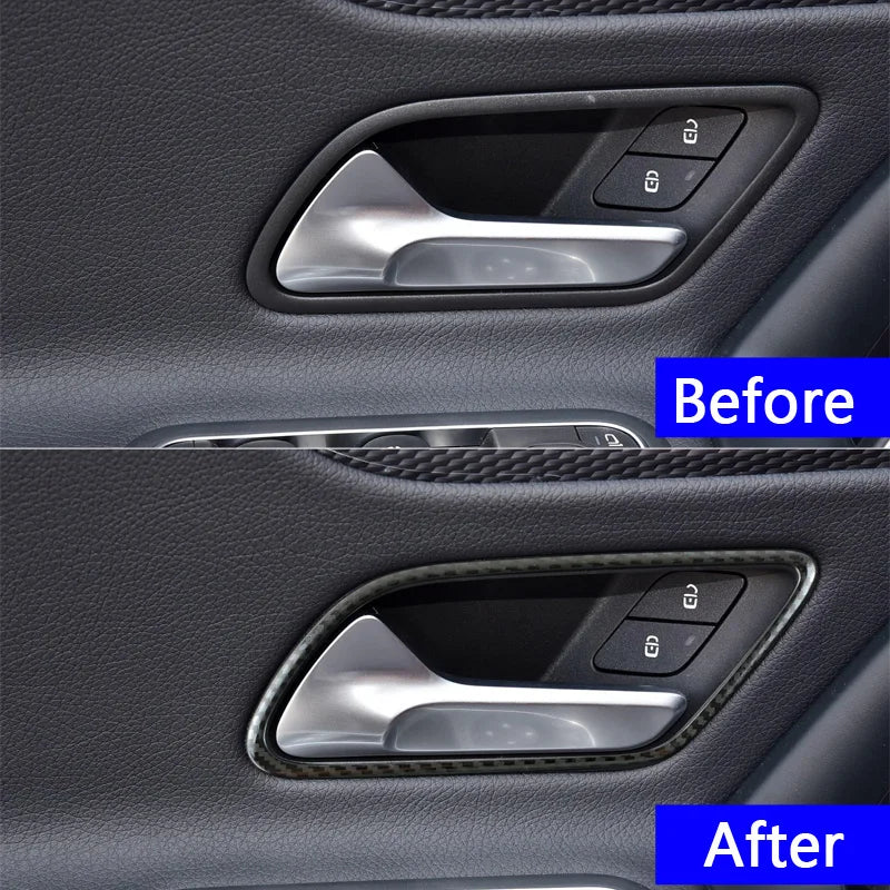 mercedes a w177 cla c118 edelstahl tuergriff tuer innerer abdeckung rahmen