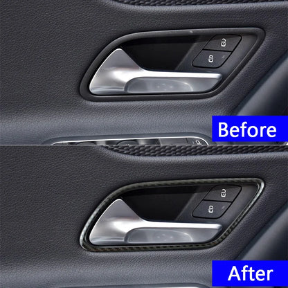 mercedes a w177 cla c118 edelstahl tuergriff tuer innerer abdeckung rahmen