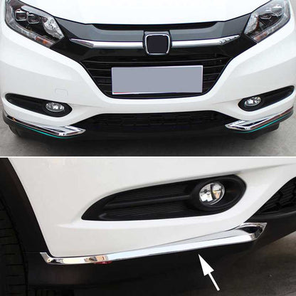 honda hr v chrom kuhlergrill gitter niere streifen abdeckung leiste