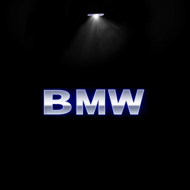 BMW GROUP 2/4Pcs Car HD LED Door Welcome Light For BMW X1 E84 X3 E83 F25 M3 E90 E91 E60 E70 F30 F10 X5 X6 E63 E67 F15 F16 E87