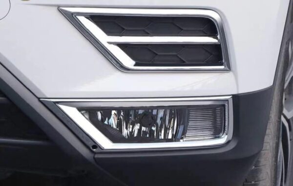 vw tiguan mqb chrom nebelscheinwerfer licht abdeckung rahmen vorne