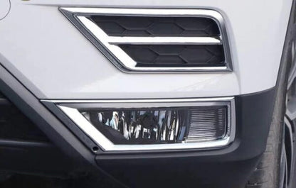 vw tiguan mqb chrom nebelscheinwerfer licht abdeckung rahmen vorne