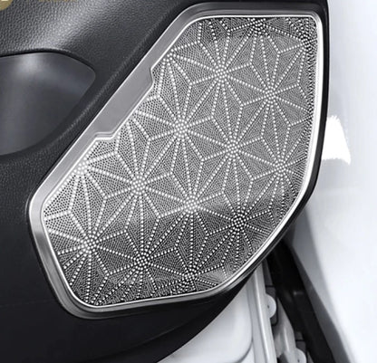 toyota rav4 xa50 tuer lautsprecher rahmen abdeckung blende