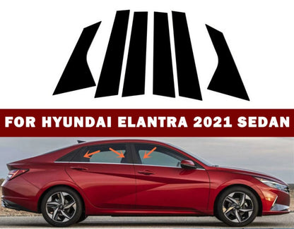 hyundai elantra cn7 tuerzierleisten saeulenaufkleber tuersaeule abdeckung